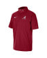 Фото #3 товара Men's Crimson Alabama Crimson Tide Coaches Half-Zip Short Sleeve Jacket