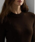 Фото #3 товара Women's Wool-Blend Long-Sleeve Sweater Dress