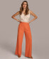 ფოტო #4 პროდუქტის Donna Karan Women's Wide-Leg Pleat-Front Pants