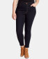 ფოტო #1 პროდუქტის Trendy Plus Size Adored Skinny Jeans