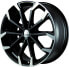 Фото #5 товара Колесный диск литой Cheetah Wheels CV.04 black matt polished 8x19 ET47 - LK5/112 ML70.4