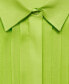 ფოტო #10 პროდუქტის Women's Slits Detail Shirt Dress