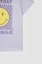 Kız Çocuk Smileyworld Regular Fit Kısa Kollu Tişört
