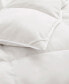 Lightweight White Goose Down Feather Fiber Comforter, Twin