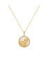 Фото #1 товара Aquarius, Gold Zodiac Necklace