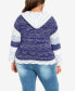 Фото #2 товара Plus Size Elissa Hooded Sweater