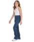 ფოტო #4 პროდუქტის Big Girls Detached-Waistband Mélange Flare-Leg Pants