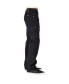 ფოტო #3 პროდუქტის Men's Relaxed Straight Heavy Washed Canvas Premium Jeans Utility Zipper Pocket