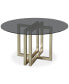 Фото #4 товара Emila 54" Round Glass Mix and Match Dining Table, Created for Macy's