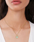 ფოტო #2 პროდუქტის Blue Topaz Snowflake 18" Pendant Necklace (1 ct. t.w.) in Sterling Silver & 14k Gold-Plate