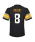 ფოტო #2 პროდუქტის Big Boys Kenny Pickett Black Pittsburgh Steelers Team Game Jersey