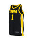 Фото #3 товара Men's Black Iowa Hawkeyes Replica Jersey