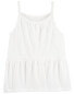 Kid Crinkle Jersey Flower Strap Ruffle Tank 12