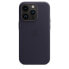 Фото #4 товара Apple iPhone 14 Pro Leather Case with MagSafe - Ink - Cover - Apple - iPhone 14 Pro - 15.5 cm (6.1") - Violet