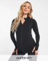 Фото #2 товара ASOS 4505 Maternity seamless zip through training long sleeve top