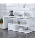 Фото #5 товара Eco-Friendly Corner Desk and Bookshelf Set