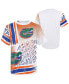 Фото #1 товара Preschool Boys and Girls White Florida Gators Gametime Multi-Hit Oversized T-shirt