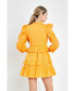 Women's Smocking Detail Mini Dress