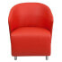 Фото #3 товара Red Leather Lounge Chair