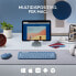 Фото #4 товара Logitech K380 for Mac Multi-Device Bluetooth Keyboard - Mini - Bluetooth - QWERTY - Blue