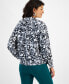 Women's Printed Tie-Front Blouse, Created for Macy's