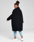 Women's Plus Size Notch-Collar Teddy Coat, Created for Macy's