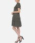 ფოტო #3 პროდუქტის Women's Short Sleeve V-Neck Tiered Dress