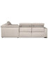 Фото #14 товара Nevio 124" 5-Pc. Fabric "L" Shaped Sectional Sofa, Created for Macy's