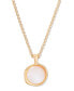 Фото #1 товара brook & york 14K Gold-Plated Anna Cultured Mother of Pearl Pendant