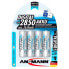 ANSMANN 1x4 NiMH Rechargeable 2850 Mignon AA 2650mAh Digital Batteries