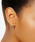 Polished Linear Drop Earrings, Created for Macy's