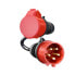 Фото #3 товара go-e Adapter Gemini flex 11 kW to CEE red 32 A, Black, Straight, Straight, IP55, 400 V, 0.3 m