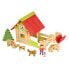 Фото #1 товара Игровой набор Jeujura Playset Farm With Animals Farm Series (Серия Ферма)