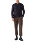 ფოტო #3 პროდუქტის Men's V-Neck Wool Sweater