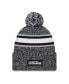 Men's Heather Black New Orleans Saints 2023 Inspire Change Cuffed Knit Hat with Pom