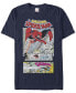 Фото #1 товара Marvel Men's The Amazing Spider-Man Comic Scene Short Sleeve T-Shirt
