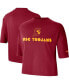 Women's Cardinal USC Trojans Crop Performance T-shirt