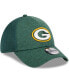 Фото #3 товара Men's Green Green Bay Packers Stripe 39THIRTY Flex Hat