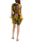 Фото #2 товара Rachel Gilbert Nico Silk Mini Dress Women's