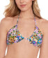 ფოტო #1 პროდუქტის Women's Flower Burst 3-Way Convertible Bikini Top, Created for Macy's