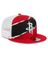 Men's Red, White Houston Rockets Tear Trucker 9FIFTY Adjustable Hat Красно-белый - фото #3