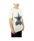 Men's Cream Dallas Cowboys Chrome T-shirt 2XL - фото #1