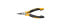 Фото #1 товара Тонкогубцы круглогубцы Wiha Z 37 0 04 - черно-желтые - 120 мм - 68 г