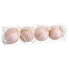 Фото #2 товара Ёлочные шарики Розовый Polyfoam Ткань 8 x 8 x 8 cm (4 штук)