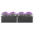 Фото #3 товара Garden Raised Bed 78.7"x19.7"x21.3" WPC Gray