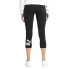 Фото #2 товара Puma Essentials 34 Logo Leggings Womens Black Athletic Casual 58682801