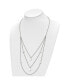 Фото #3 товара Chisel stars and Moon Multi Strand Cable Chain Necklace