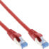 Фото #1 товара InLine Patch Cable S/FTP PiMF Cat.6A halogen free 500MHz red 20m
