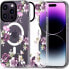 Tech-Protect Etui IPHONE 13 PRO MAX Tech-Protect MagMood MagSafe Spring Floral transparentne