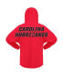 Фото #3 товара Women's Red Carolina Hurricanes Jersey Lace-Up V-Neck Long Sleeve Hoodie T-shirt